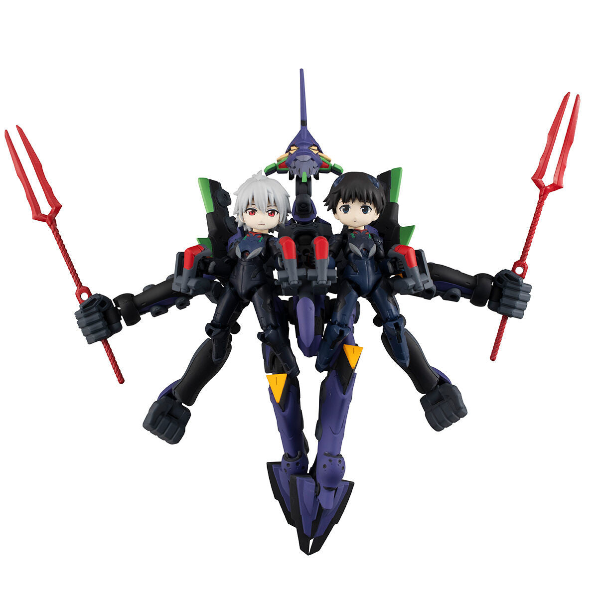 Megahouse DeskTop Army Shinji Ikari, Kaworu Nagisa & Evangelion 13 (Theatrical Edition) - P-REX Hobby