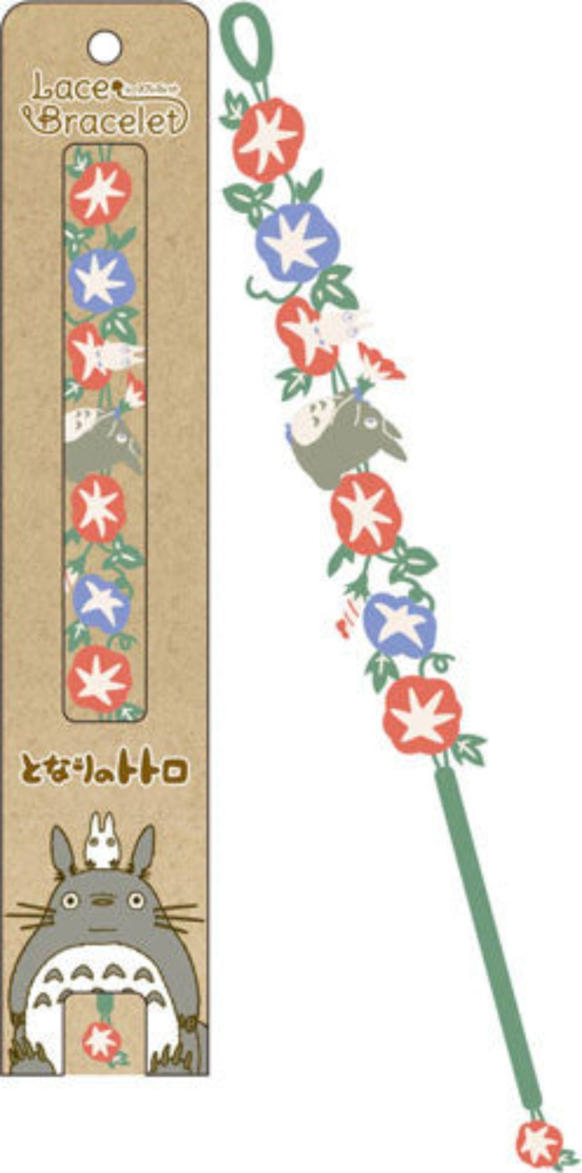 Ensky Accessories Totoro Morning Glory Lace Bracelet/Bookmark 'My Neighbor Totoro' | 4970381338459