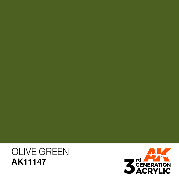 AK Interactive 3G Acrylic Olive Green 17ml | 8435568303805