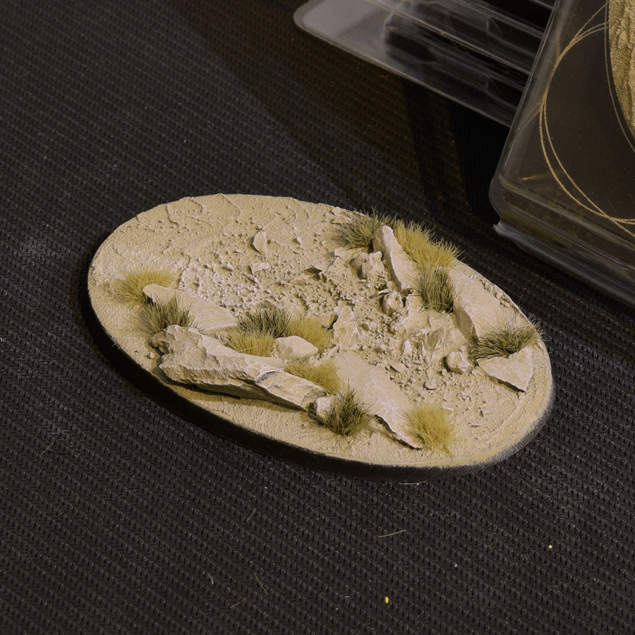 Gamers Grass Battle Ready Bases - Arid Steppe - Oval 105mm (x1) | 738956788696