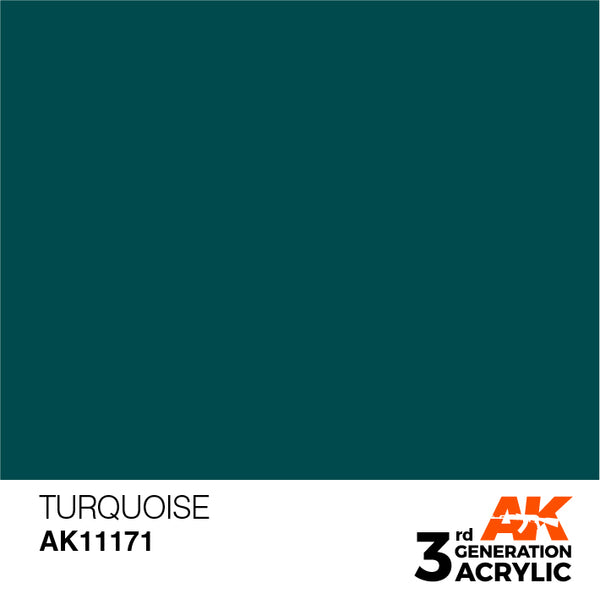AK Interactive 3G Acrylic Turquoise 17ml