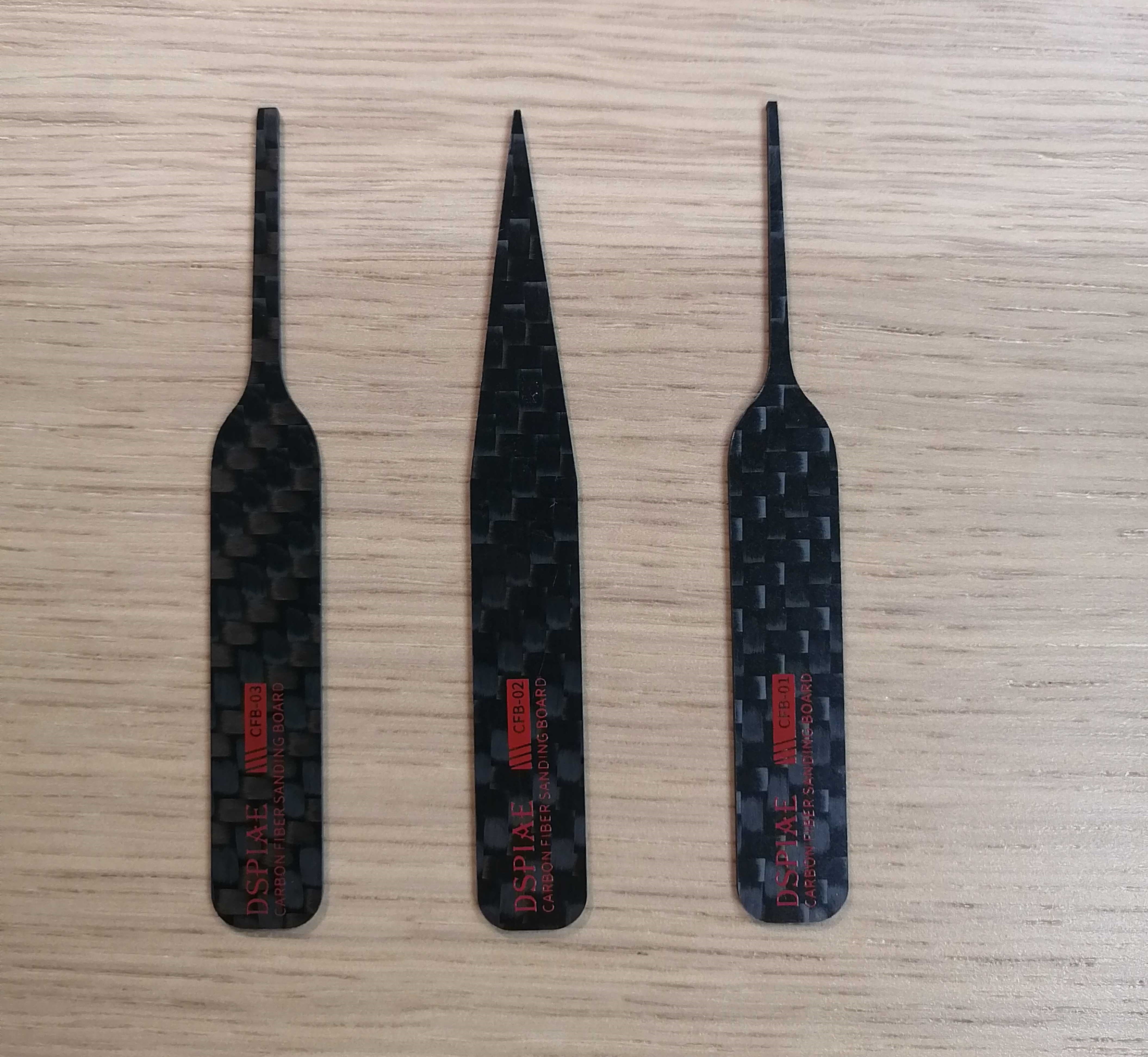 DSPIAE Lrregular Carbon Fiber Sanding Stick (Adhesive sandpaper required) | 6970845567515