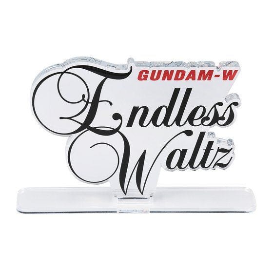Bandai Logo Display Gundam W Endless Waltz (Large) 'Gundam Wing'