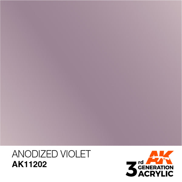 AK Interactive 3G Acrylic Anodized Violet 17ml