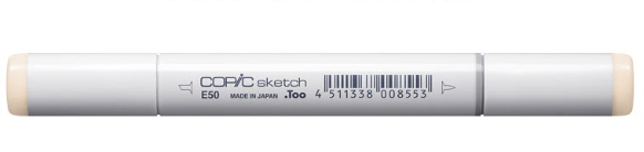 Copic Sketch Marker Earths, Egg Shell E50 | 4511338008553