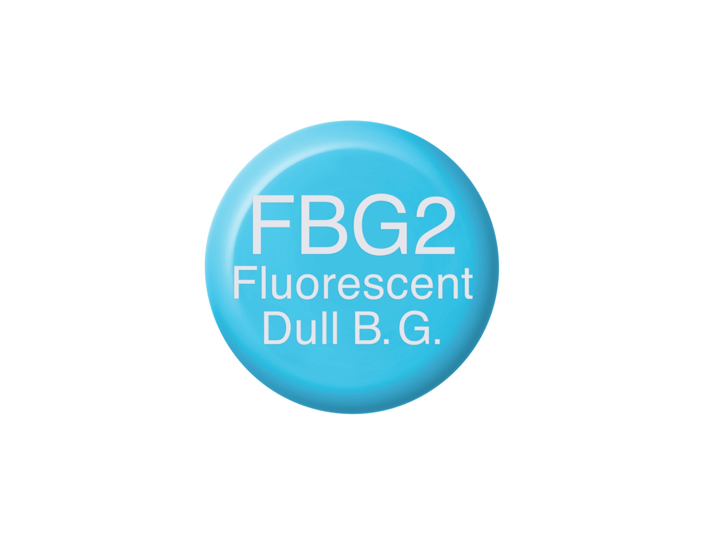 Copic Ink Refill Fluorescents, Fluorescent Dull Blue Green FBG2 | 4511338058886