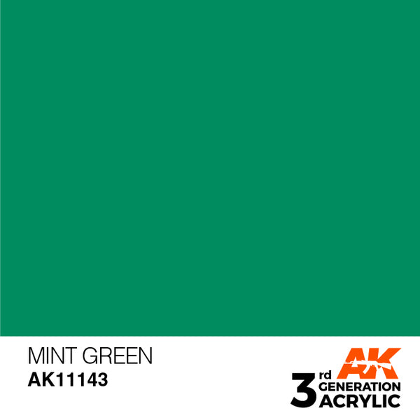 AK Interactive 3G Acrylic Mint Green 17ml