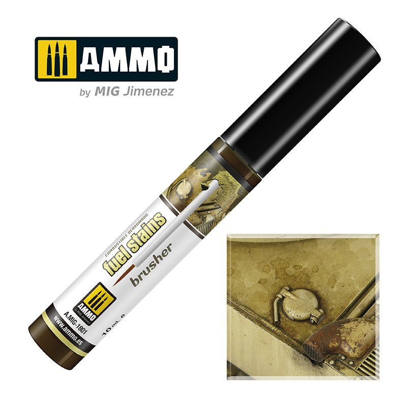 Ammo Mig Effects Brusher - Fuel Stains