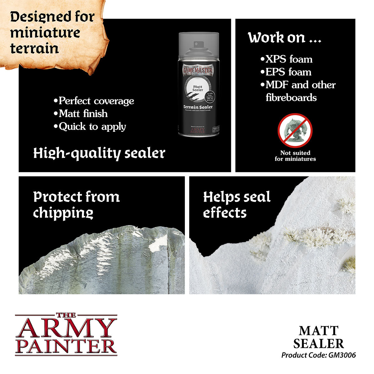 GAMEMASTER Terrain Sealer, Matt Sealer | 5713799300699