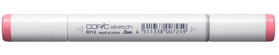 Copic Sketch Marker Red Violets, Begonia Pink RV14 | 4511338007259