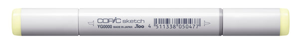 Copic Sketch Marker Yellow Greens, Lily White YG0000 (4511338050477)