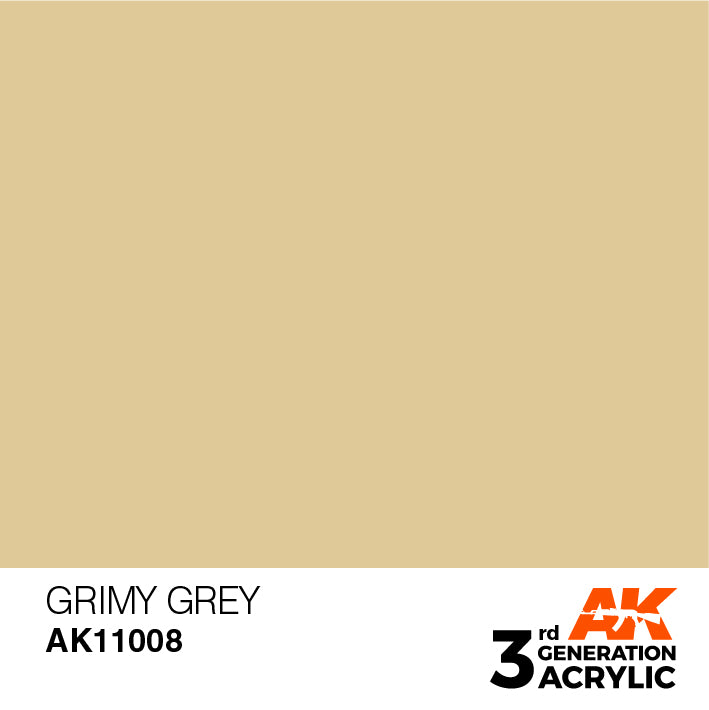 AK Interactive 3G Acrylic Grimy Grey 17ml | 8435568302419