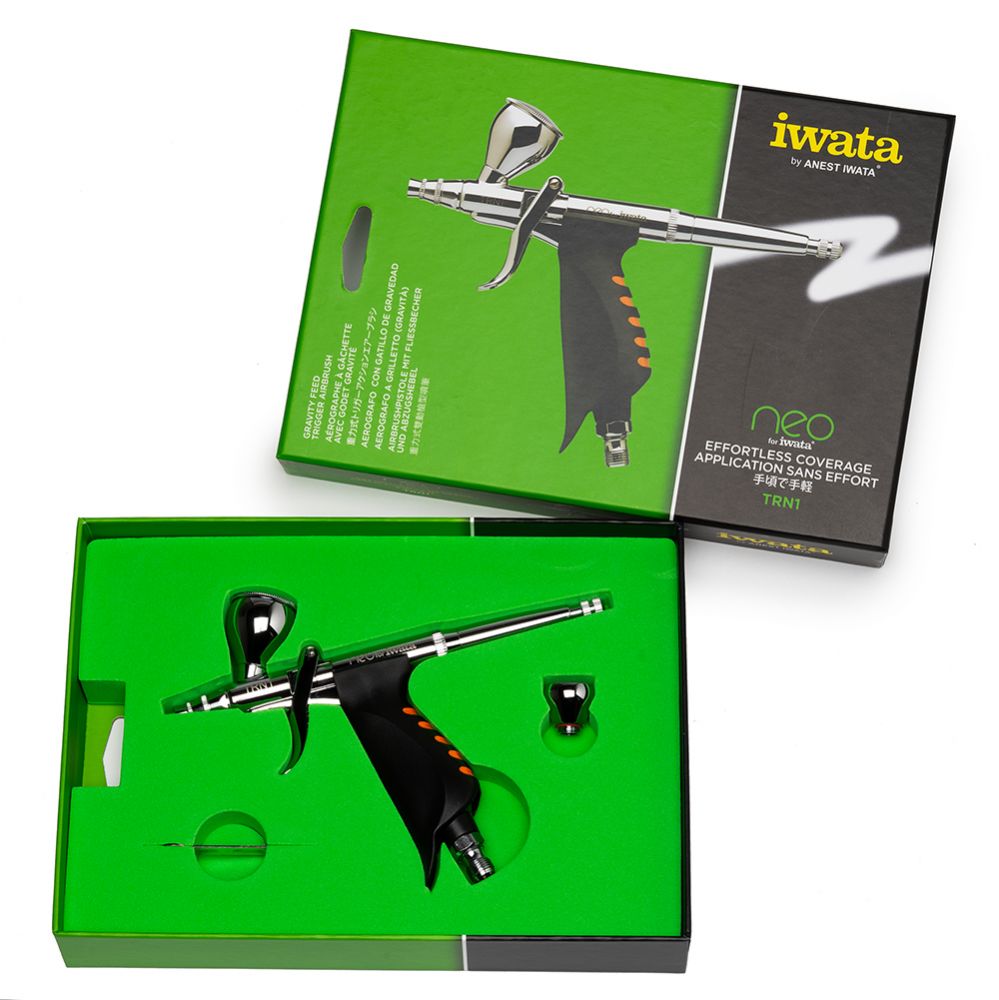 IWATA NEO TRN1 Gravity Feed Dual Action Trigger Airbrush | 734748054482