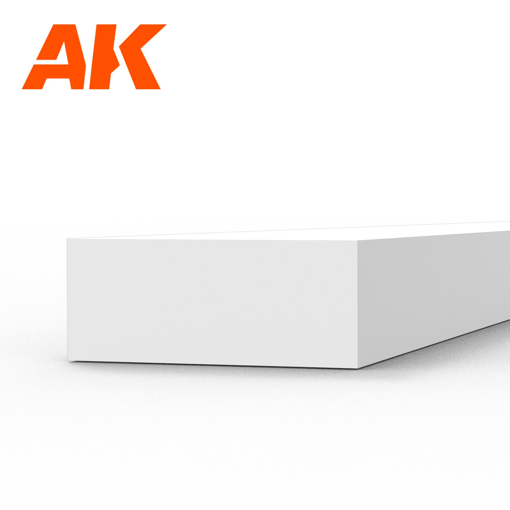 AK Interactive Styrene Strip - 2.00 x 5.00 x 350mm x 8 Units | 8435568313262