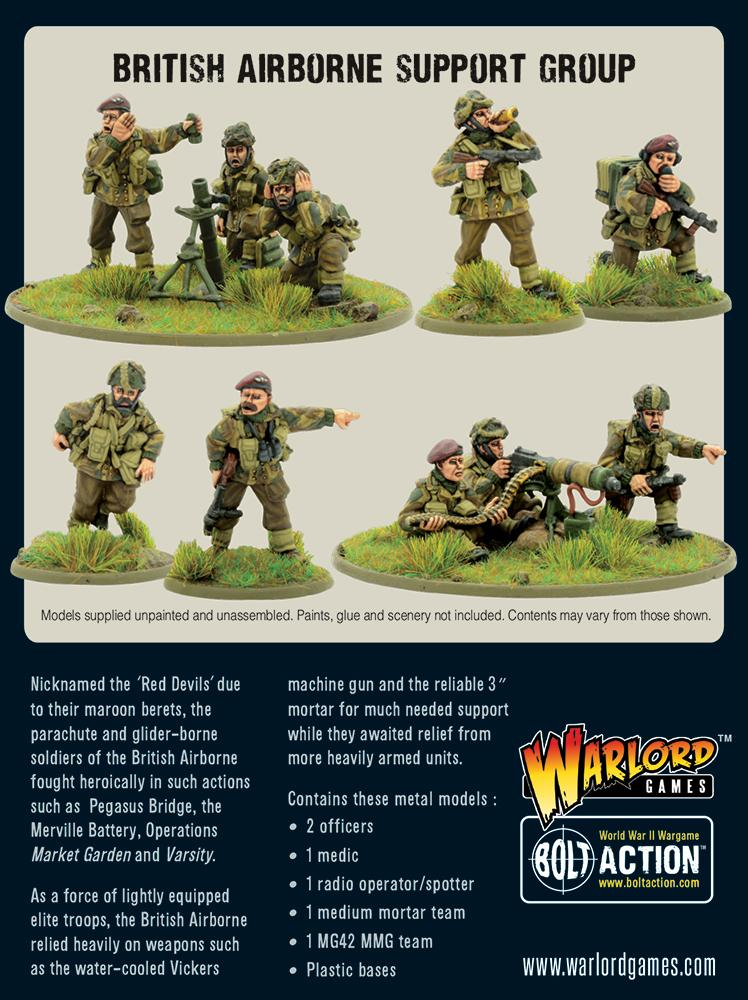 Bolt Action British Airborne support group | 5060572503090