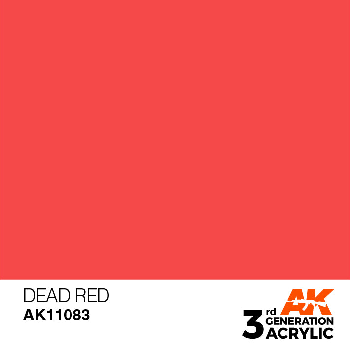 AK Interactive 3G Acrylic Dead Red 17ml | 8435568303164