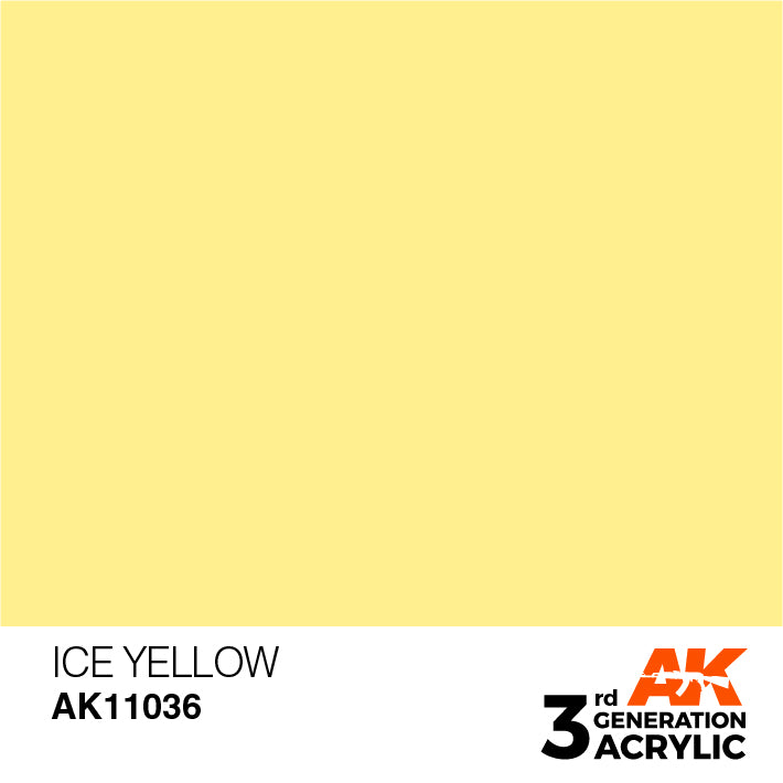 AK Interactive 3G Acrylic Ice Yellow 17ml | 8435568302693