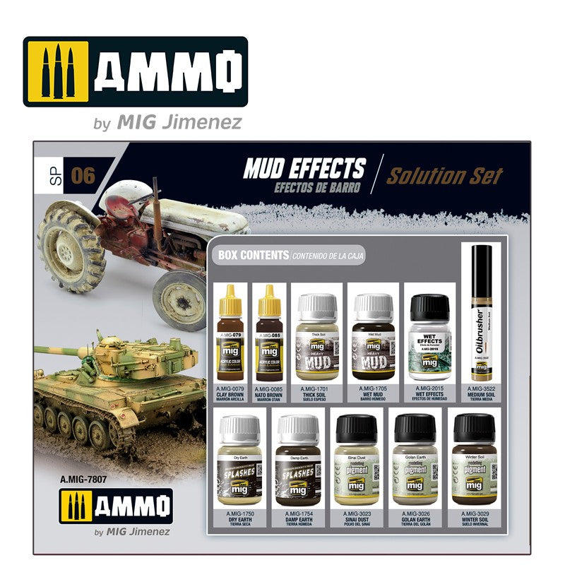 Ammo Mig Mud Effects Solution Set