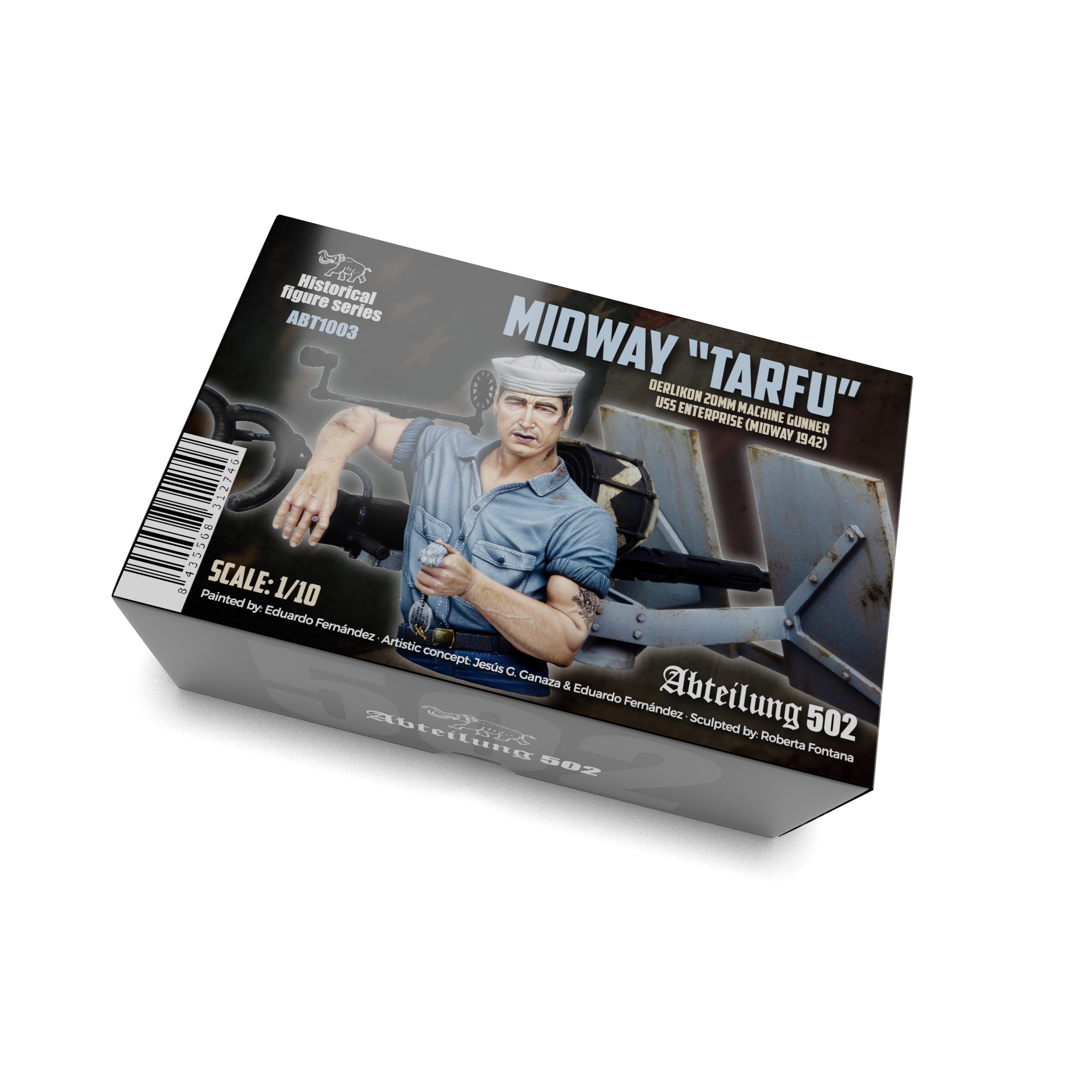 Abteilung502 1/10 Midway 'TARFU' - 20mm Oerlikon Cannon w Gunner | 8435568312746