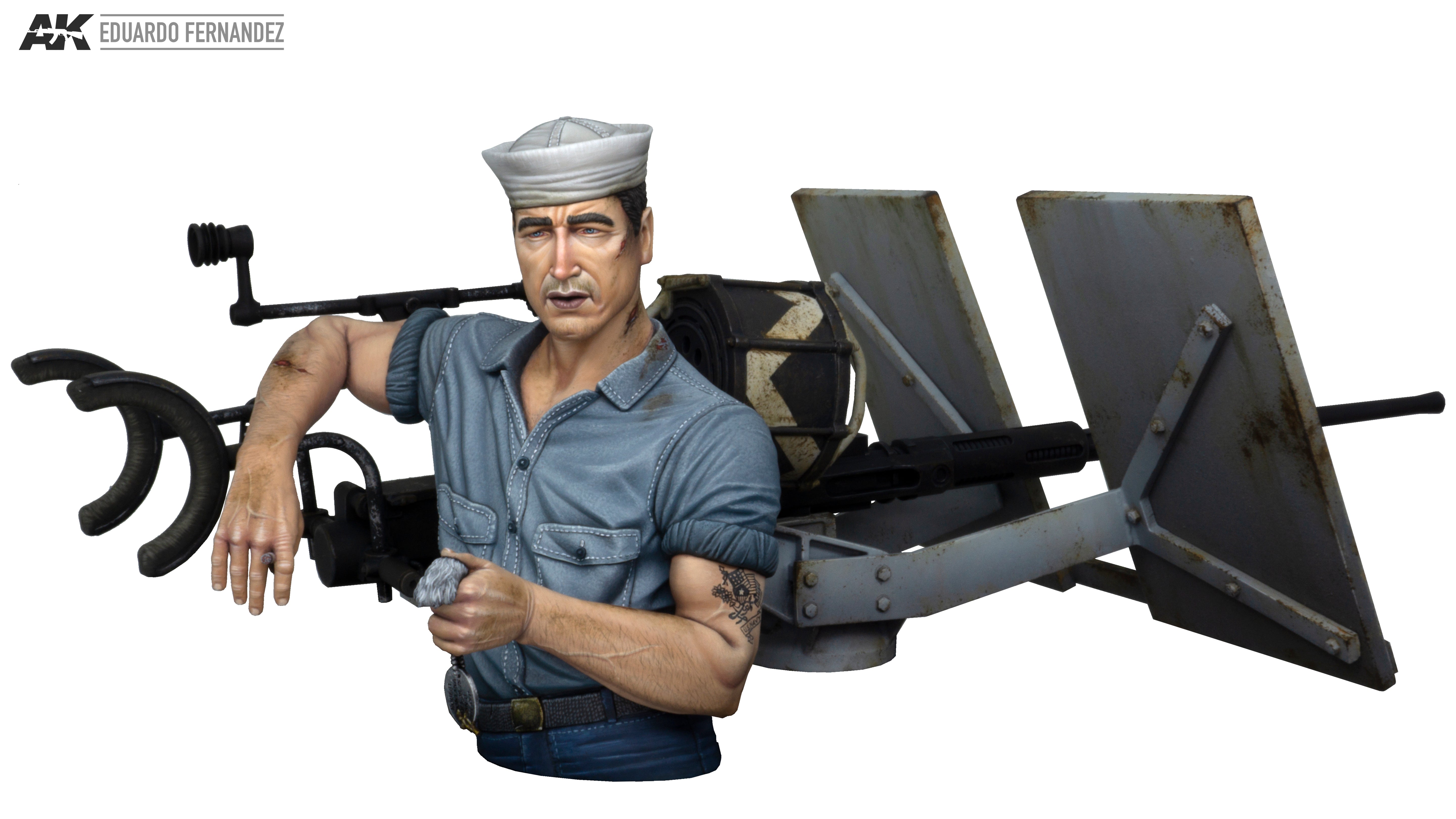 Abteilung502 1/10 Midway 'TARFU' - 20mm Oerlikon Cannon w Gunner | 8435568312746