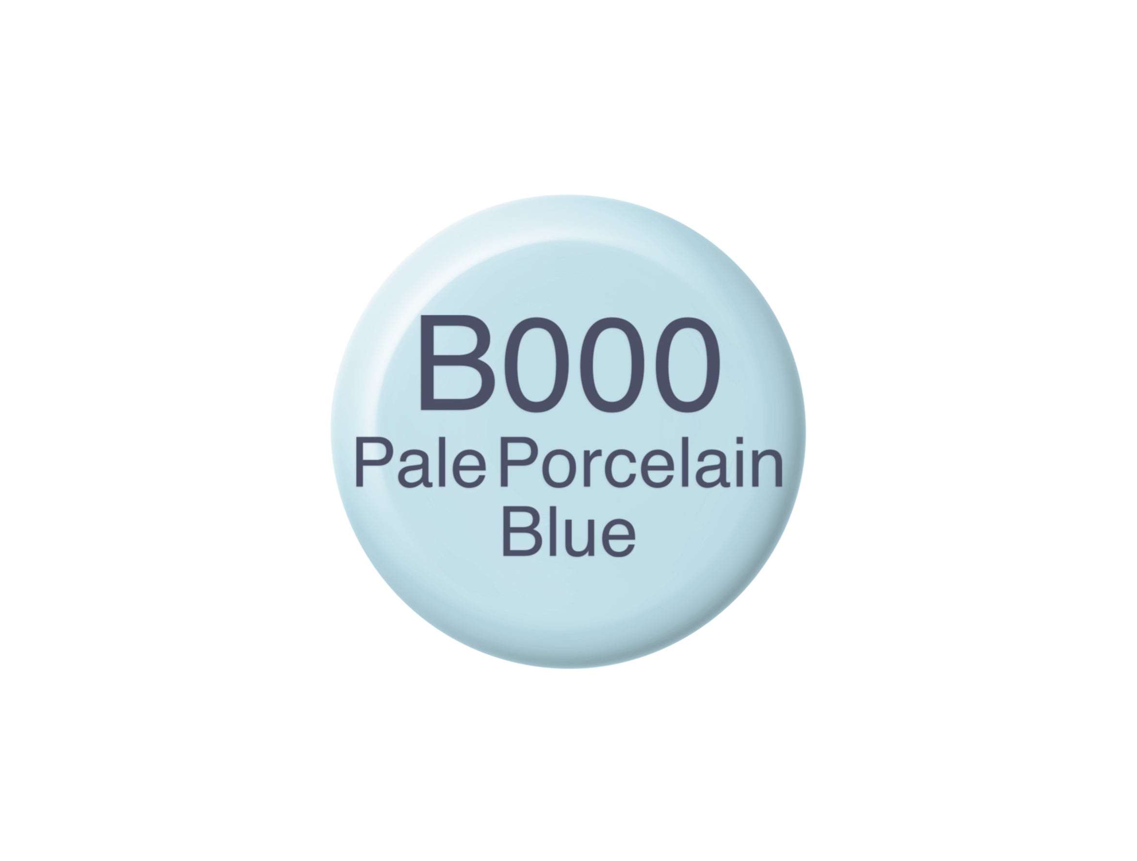 Copic Ink Refill Blues, Pale Porcelain Blue B000 | 4511338055816