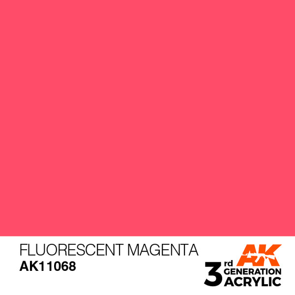AK Interactive 3G Acrylic Fluorescent Magenta 17ml