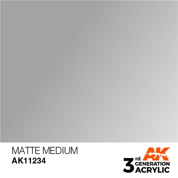 AK Interactive 3G Acrylic Matte Medium 17ml