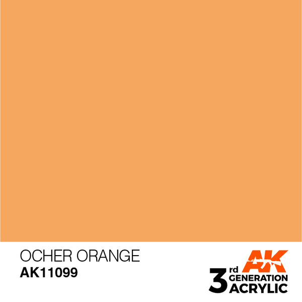 AK Interactive 3G Acrylic Ocher Orange 17ml