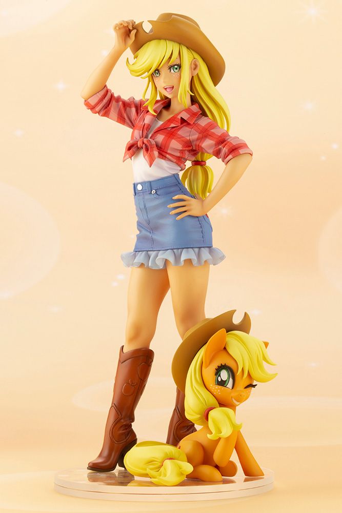 Kotobukiya 1/7 Applejack Bishoujo Statue, My Little Pony Series Printed and Assembled Figure Kit