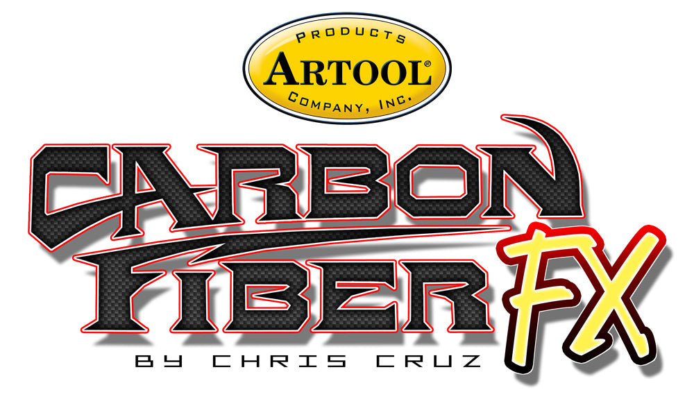 IWATA Artool Carbon Fiber FX Freehand Airbrush Template by Chris Cruz | 758240150824