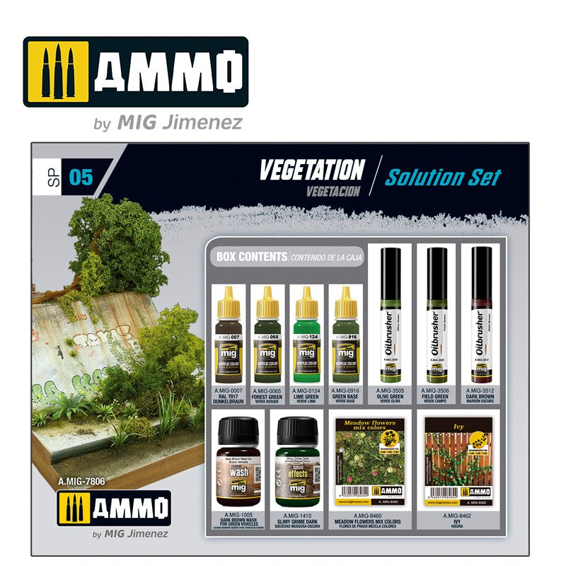 Ammo Mig Vegetation Solution Set | 8432074078067