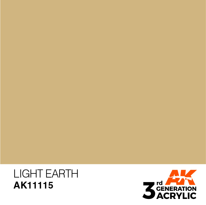 AK Interactive 3G Acrylic Light Earth 17ml | 8435568303485