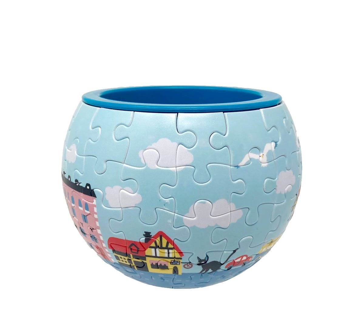 Ensky Kiki Town of Koriko Puzzle Bowl 'Kiki's Delivery Service', Ensky Art Bowl Jigsaw | 4970381190699