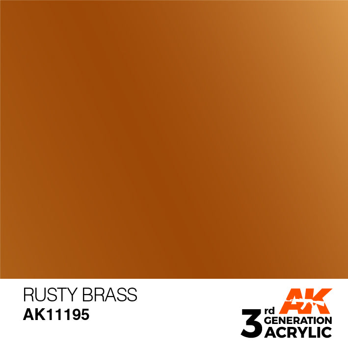 AK Interactive 3G Acrylic Rusty Brass 17ml | 8435568304284