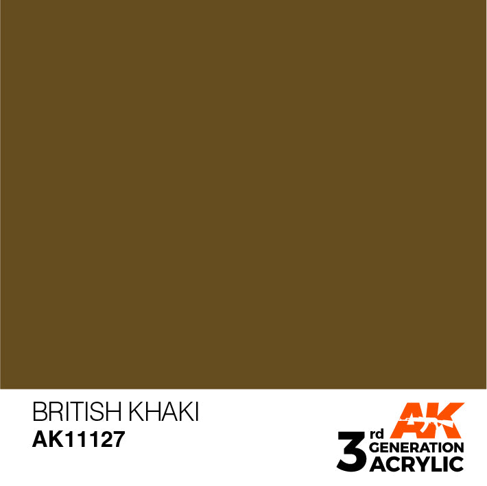 AK Interactive 3G Acrylic British Khaki 17ml | 8435568303607