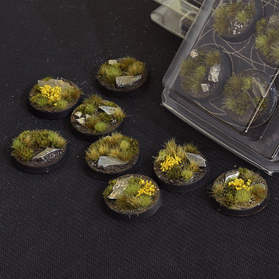 Gamers Grass Battle Ready Bases - Highland - Round 32mm (x8) | 738956788443