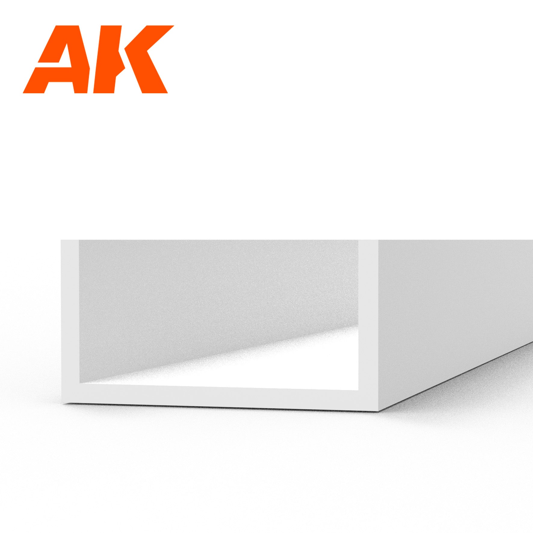 AK Interactive U Channel - 5.0 Width x 350mm x 3 Units | 8435568313514