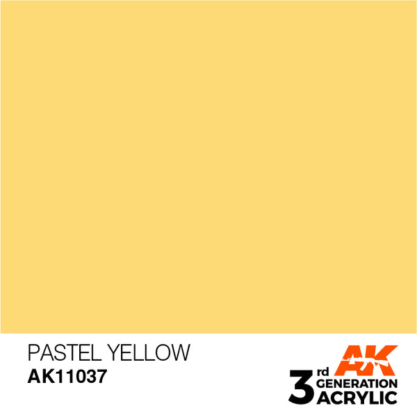 AK Interactive 3G Acrylic Pastel Yellow 17ml