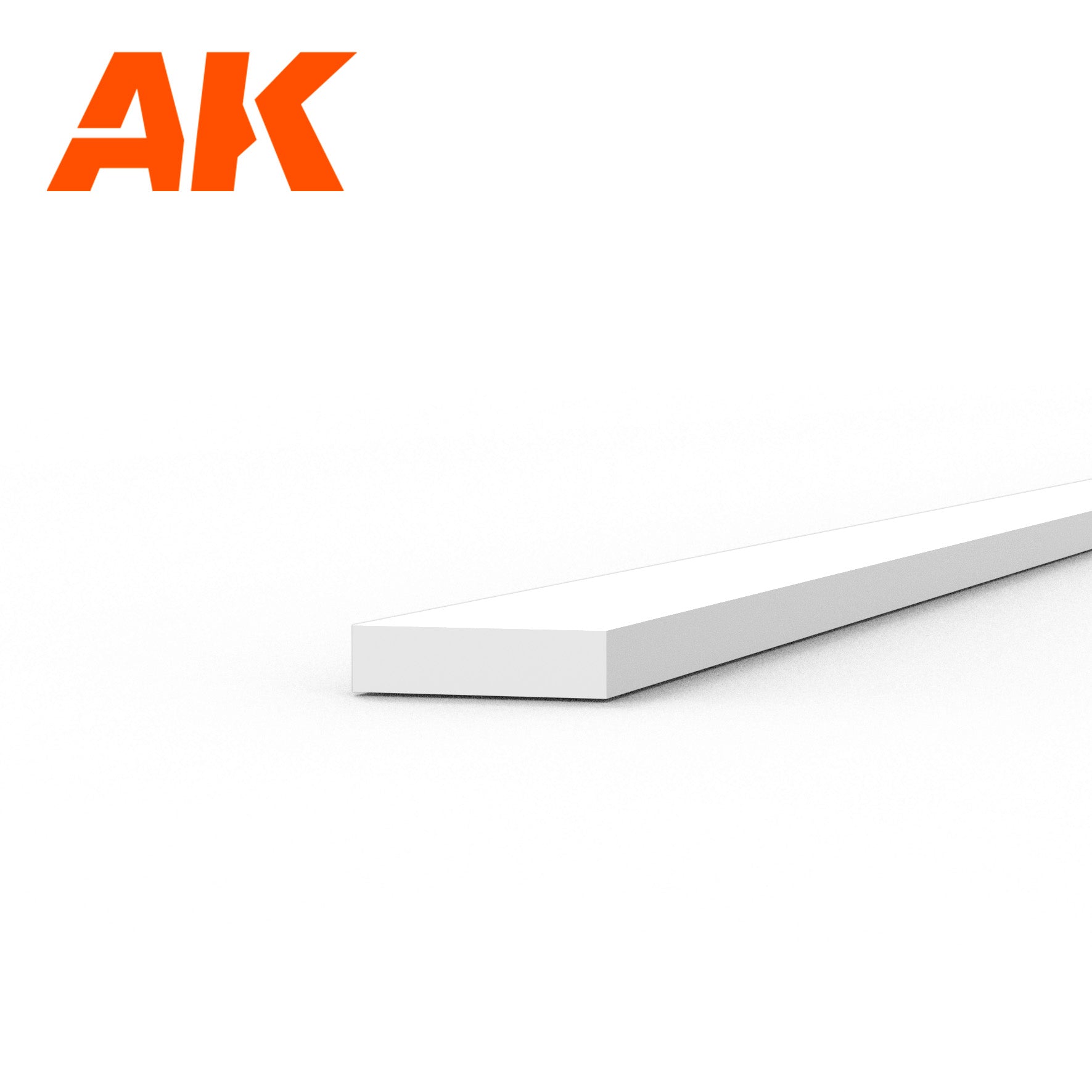 AK Interactive Styrene Strip - 0.50 x 2.00 x 350mm x 10 Units | 8435568313033