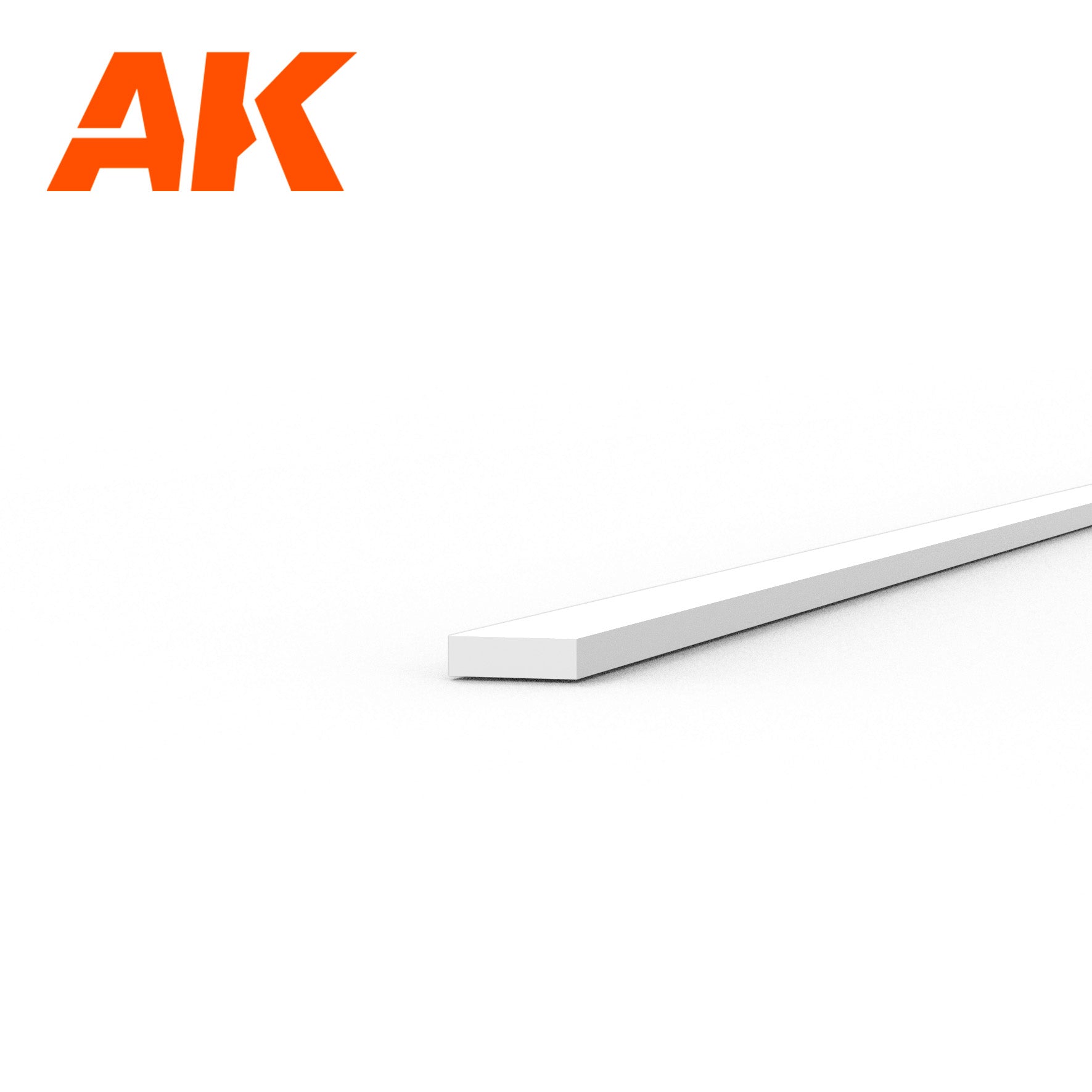 AK Interactive Styrene Strip - 0.30 x 1.00 x 350mm x 10 Units | 8435568312968