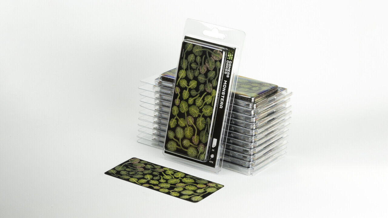 Gamers Grass Static Tuft Laser Plants - Monstera | 738956790002