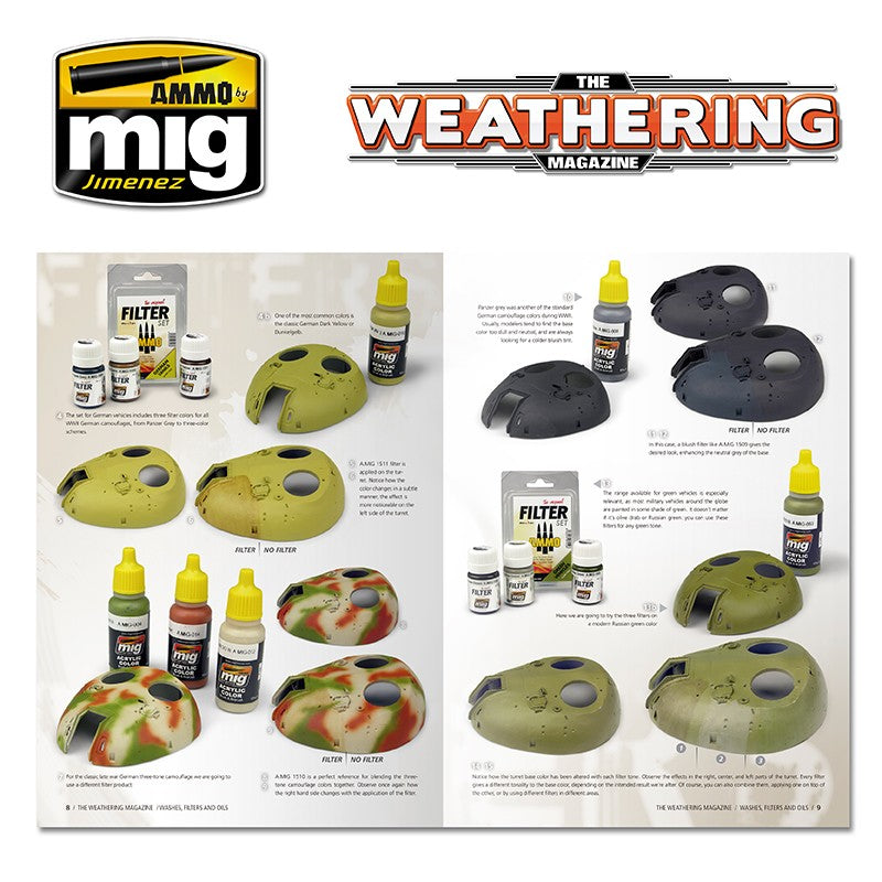 Ammo Mig The Weathering Magazine No 17: Washes, Filters & Oils (English) | 8432074045168