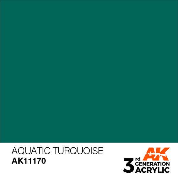 AK Interactive 3G Acrylic Aquatic Turquoise 17ml