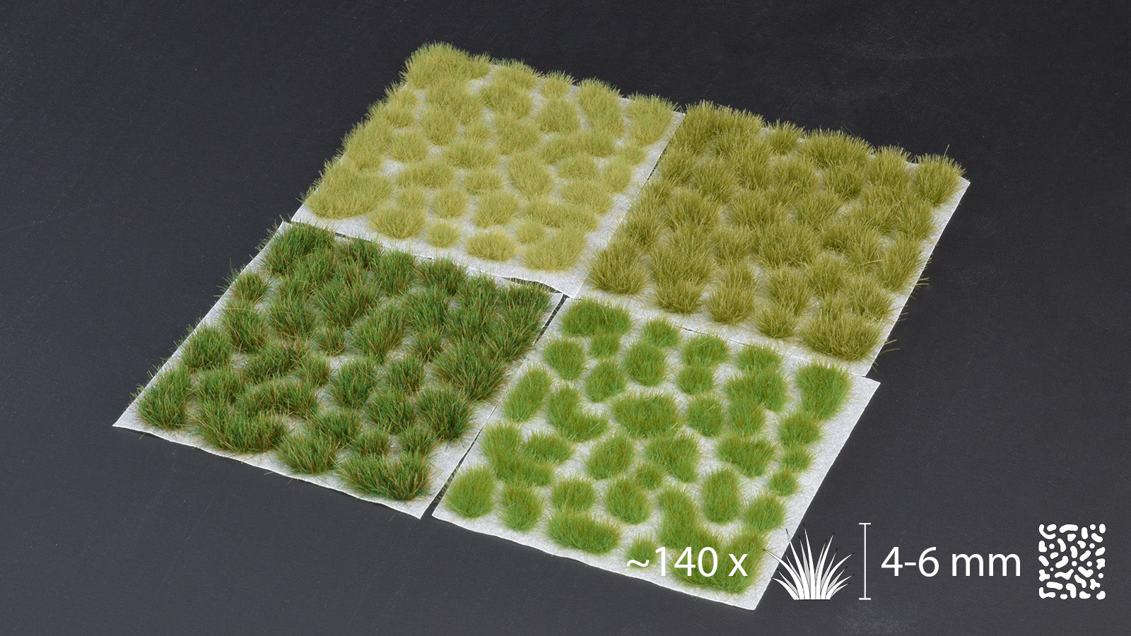 Gamers Grass Green Meadow Tuft Set - Wild | 738956788221