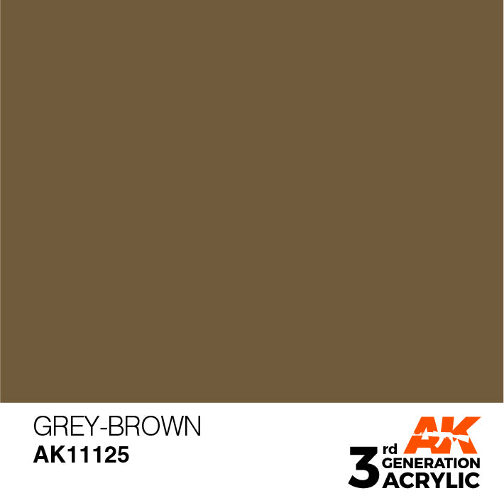 AK Interactive 3G Acrylic Grey-Brown 17ml | 8435568303584
