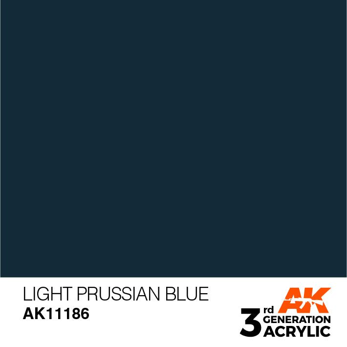 AK Interactive 3G Acrylic Light Prussian Blue 17ml | 8435568304192
