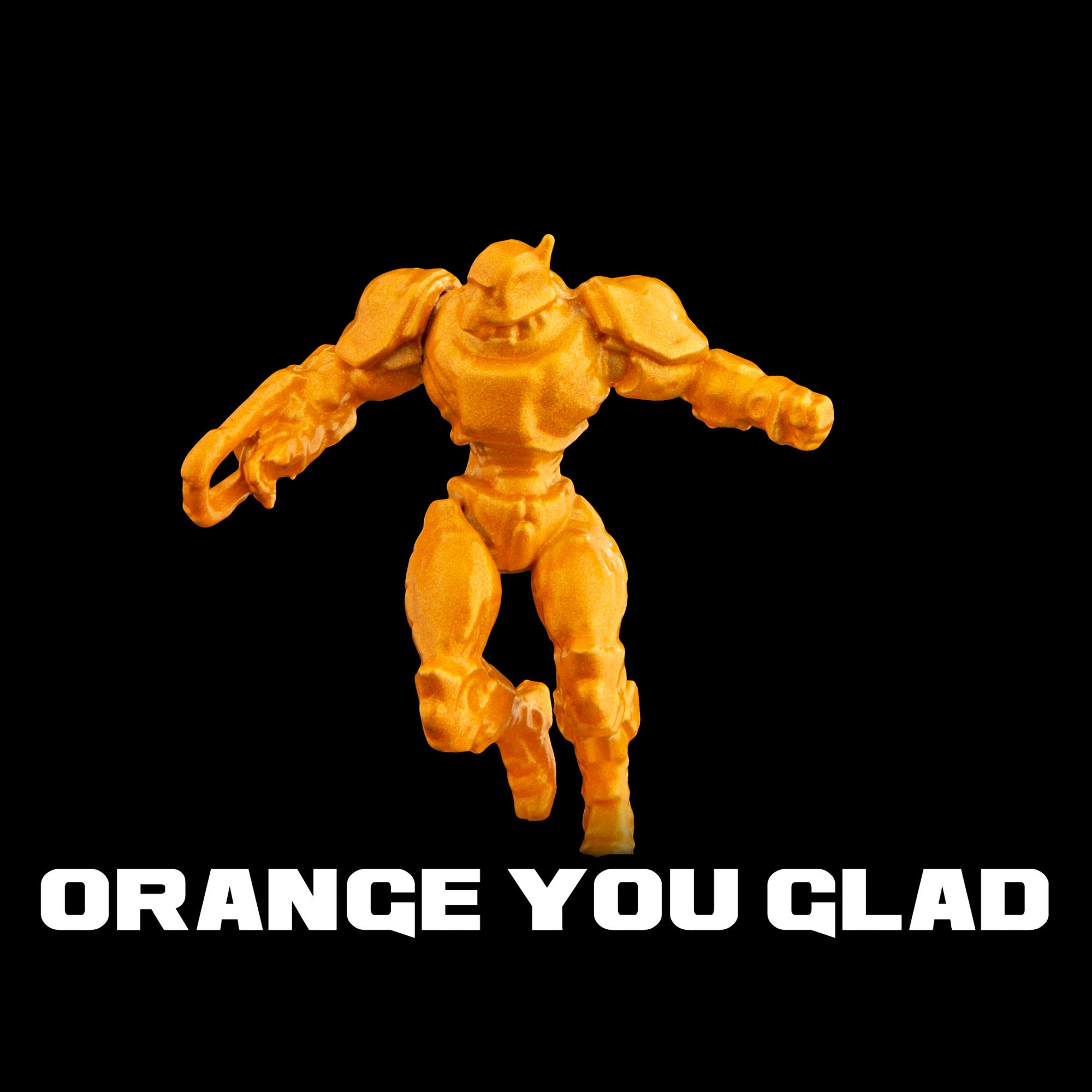 Turbo Dork Orange You Glad Metallic Acrylic Paint 20ml Bottle | 631145994581