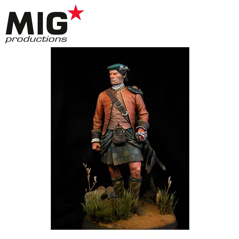 MIG 90mm Productions Highlander Clansman 1746 Resin Figure | 8435568312715