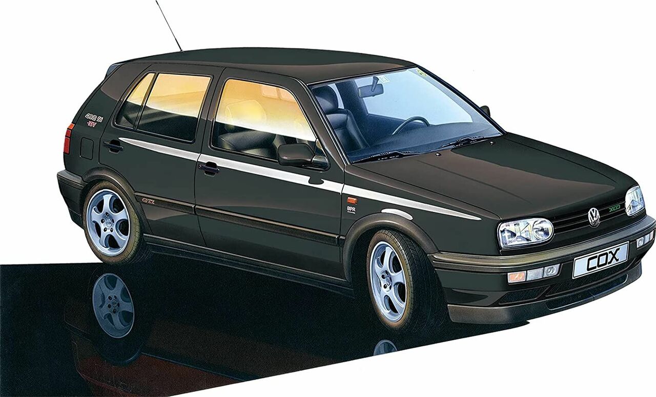 Fujimi 1/24 VW Golf COX 420Si 16V with Window Frame Masking