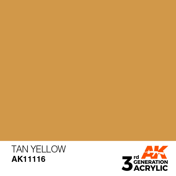 AK Interactive 3G Acrylic Tan Yellow 17ml | 8435568303492